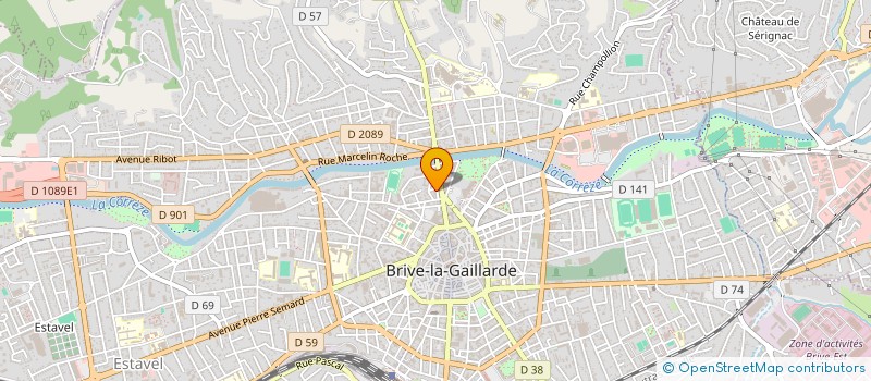 localisation de l'entreprise MONSIEUR EMMANUEL BALTHAZAR  BRIVE-LA-GAILLARDE