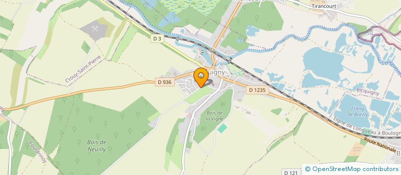 localisation de l'entreprise MONSIEUR EMMANUEL BANCE  PICQUIGNY