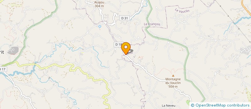 localisation de l'entreprise MONSIEUR EMMANUEL BAPTE  SAINT-ESPRIT