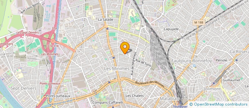 localisation de l'entreprise MONSIEUR EMMANUEL BARBEAU  TOULOUSE