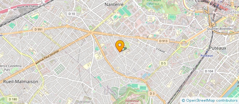 localisation de l'entreprise MONSIEUR EMMANUEL BARDOUIL à NANTERRE