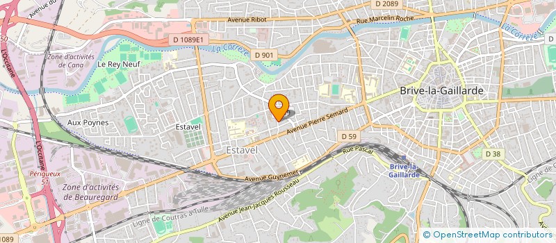 localisation de l'entreprise MONSIEUR EMMANUEL BARRAULT  BRIVE-LA-GAILLARDE