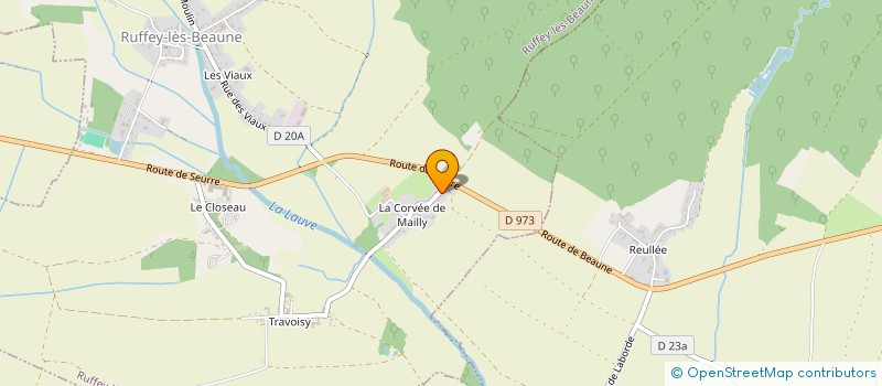 localisation de l'entreprise MONSIEUR EMMANUEL BARRE  RUFFEY-LES-BEAUNE