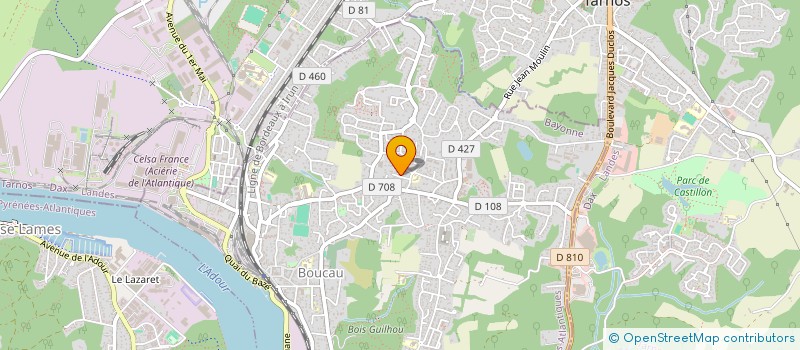 localisation de l'entreprise MONSIEUR EMMANUEL BARRIERE  BOUCAU