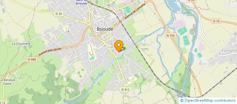 localisation de l'entreprise MONSIEUR EMMANUEL BARROIS  BRIOUDE