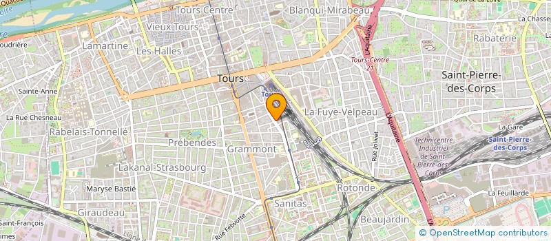 localisation de l'entreprise MONSIEUR EMMANUEL BARTEAU  TOURS