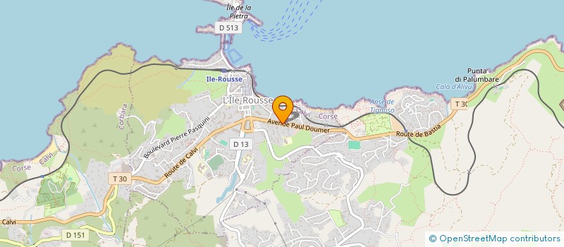 localisation de l'entreprise MONSIEUR EMMANUEL BARTOLINI à L'ILE-ROUSSE