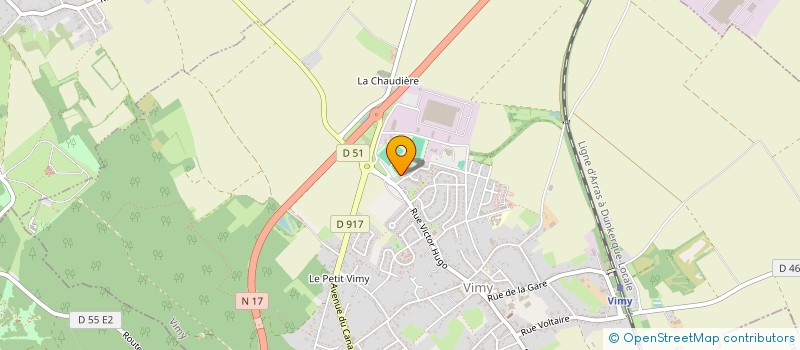 localisation de l'entreprise MONSIEUR EMMANUEL BASTIEN  VIMY