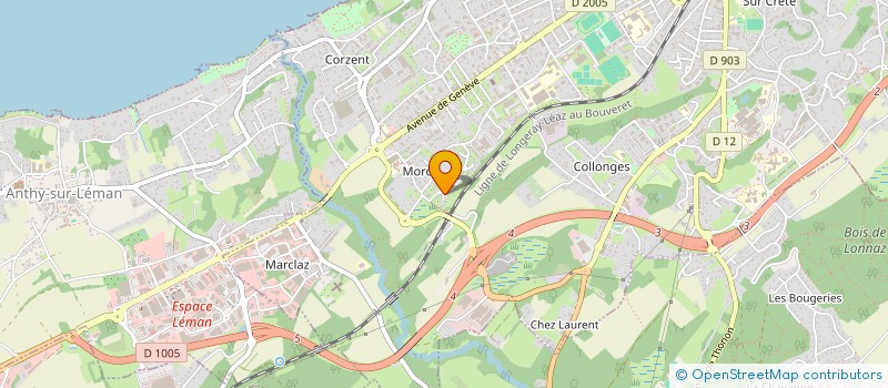 localisation de l'entreprise MONSIEUR EMMANUEL BAUD à THONON-LES-BAINS