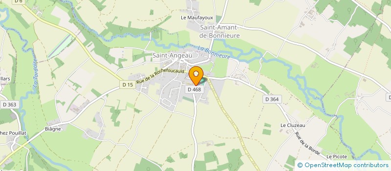 localisation de l'entreprise MONSIEUR EMMANUEL BAUDIN  FONTENILLE