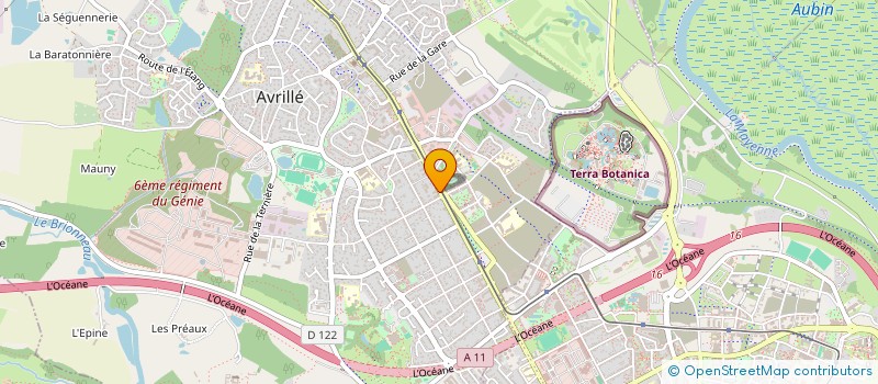 localisation de l'entreprise MONSIEUR EMMANUEL BAUDOIN à AVRILLE
