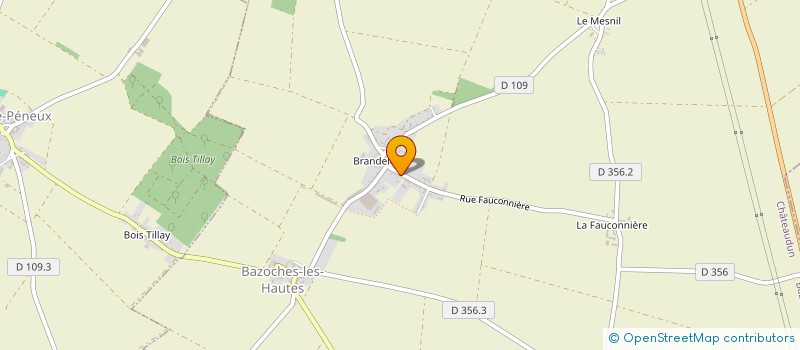 localisation de l'entreprise MONSIEUR EMMANUEL BAUDRON à BAZOCHES-LES-HAUTES