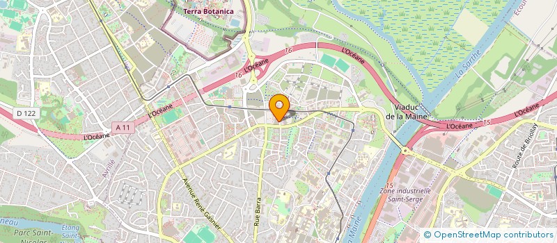 localisation de l'entreprise MONSIEUR EMMANUEL BAUDRY à ANGERS