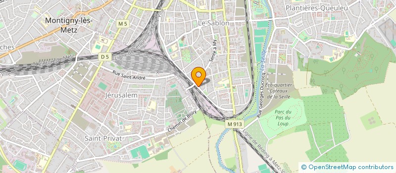 localisation de l'entreprise MONSIEUR EMMANUEL BAUVINEAU  METZ