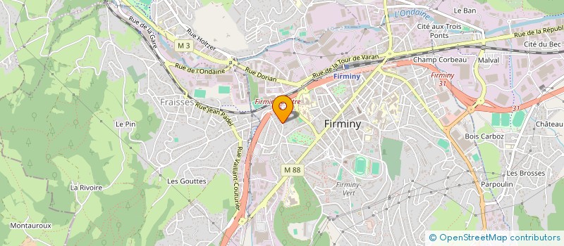 localisation de l'entreprise MONSIEUR EMMANUEL BAZOUD à FIRMINY