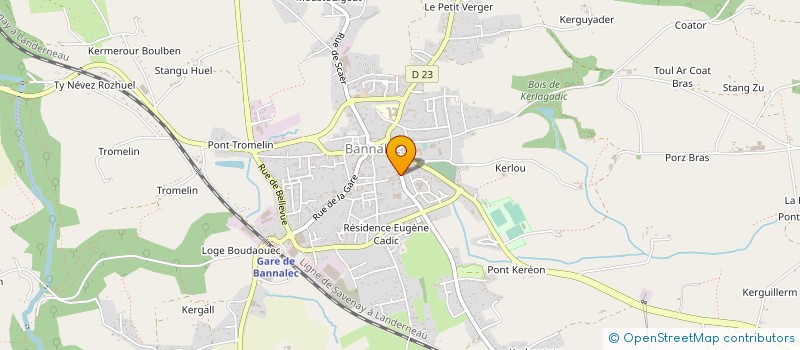 localisation de l'entreprise MONSIEUR EMMANUEL BEJARANO  PONT-AVEN