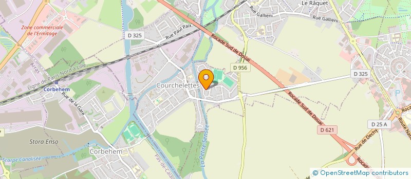 localisation de l'entreprise MONSIEUR EMMANUEL BELGUERRAS  COURCHELETTES