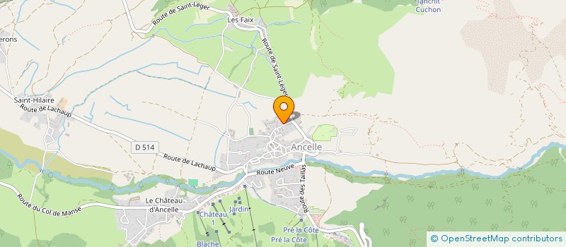 localisation de l'entreprise MONSIEUR EMMANUEL BELLUE à ANCELLE