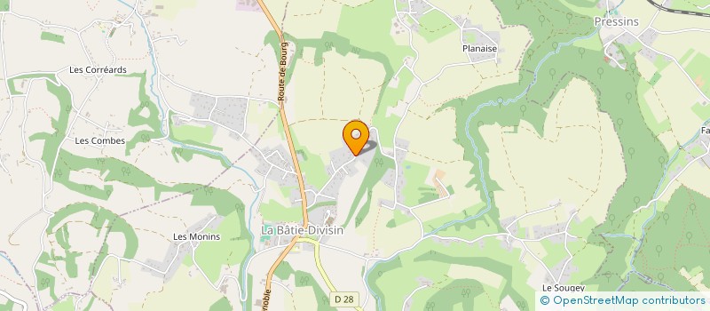 localisation de l'entreprise MONSIEUR EMMANUEL BELTRAN  LES ABRETS-EN-DAUPHINE