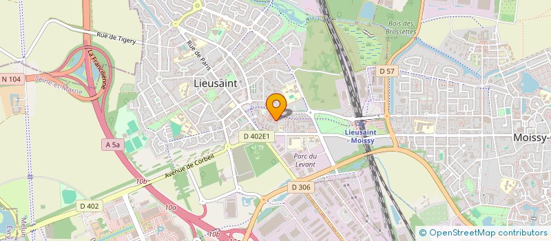 localisation de l'entreprise MONSIEUR EMMANUEL BELTRANDO  LIEUSAINT