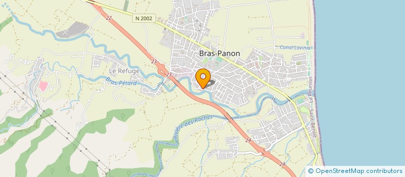 localisation de l'entreprise MONSIEUR EMMANUEL BELVISEE  BRAS-PANON