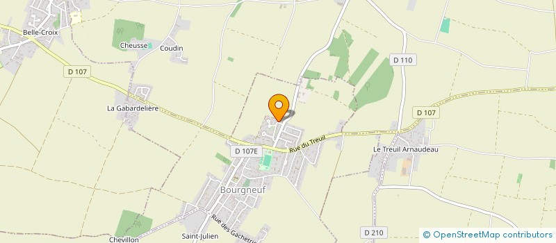 localisation de l'entreprise MONSIEUR EMMANUEL BENET  BOURGNEUF