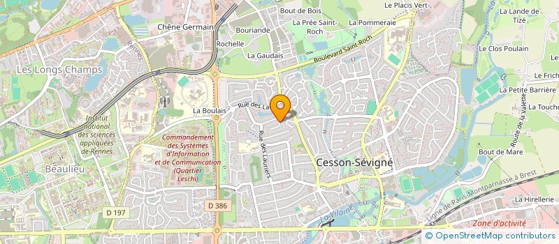localisation de l'entreprise MONSIEUR EMMANUEL BENSIGNOR à CESSON-SEVIGNE