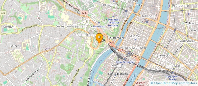 localisation de l'entreprise MONSIEUR EMMANUEL BERARD  LYON 5EME