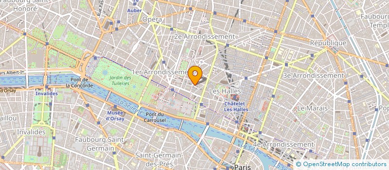 localisation de l'entreprise MONSIEUR EMMANUEL BERAT  PARIS