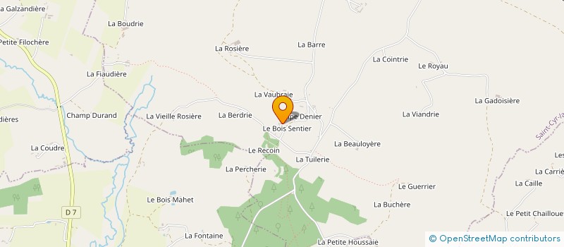 localisation de l'entreprise MONSIEUR EMMANUEL BERCK à SAINT-CYR-LA-ROSIERE