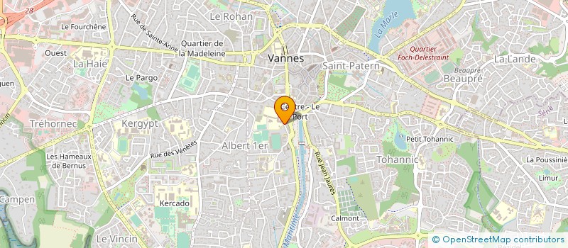 localisation de l'entreprise MONSIEUR EMMANUEL BERGOT à VANNES