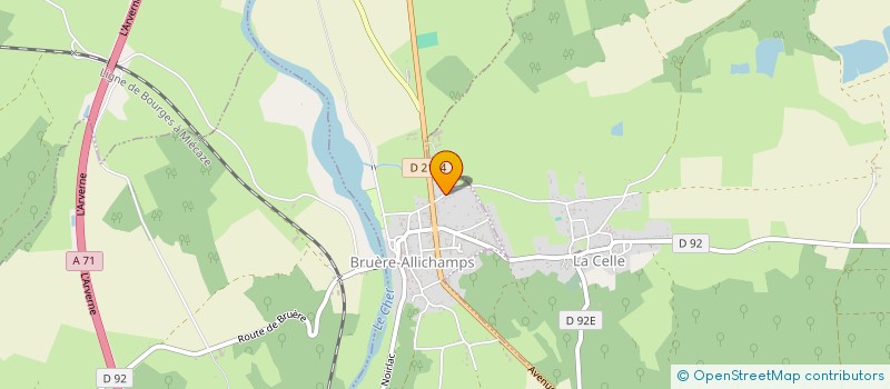 localisation de l'entreprise MONSIEUR EMMANUEL BERISSET  BRUERE-ALLICHAMPS