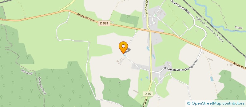 localisation de l'entreprise MONSIEUR EMMANUEL BERNARD  CERCY-LA-TOUR