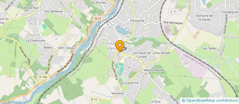 localisation de l'entreprise MONSIEUR EMMANUEL BERNARDO à CONDAT-SUR-VIENNE