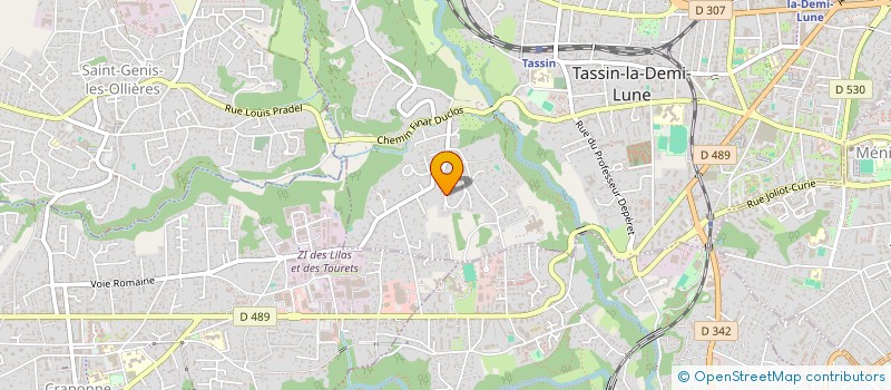 localisation de l'entreprise MONSIEUR EMMANUEL BERNAUD  TASSIN-LA-DEMI-LUNE