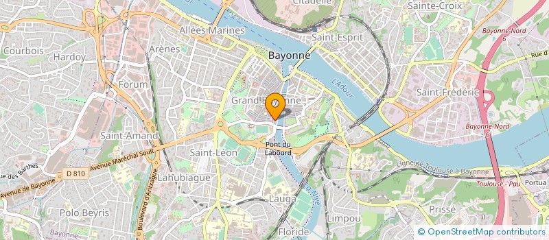 localisation de l'entreprise MONSIEUR EMMANUEL BERQUE à BAYONNE