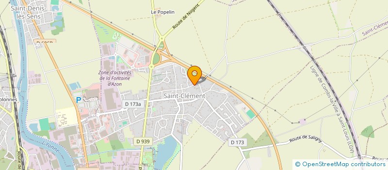 localisation de l'entreprise MONSIEUR EMMANUEL BERRY  SAINT-CLEMENT