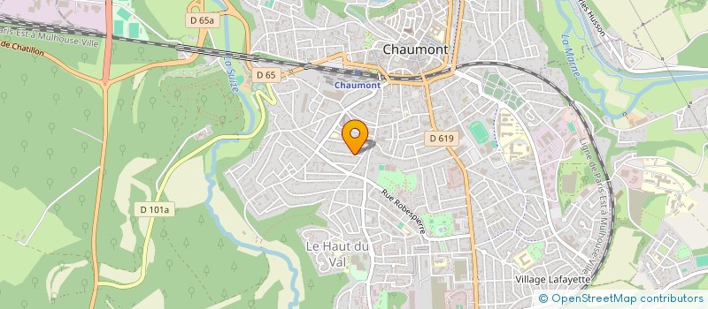 localisation de l'entreprise MONSIEUR EMMANUEL BERTHIER à CHAUMONT