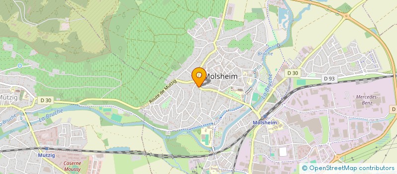 localisation de l'entreprise MONSIEUR EMMANUEL BERTOMEU  MOLSHEIM
