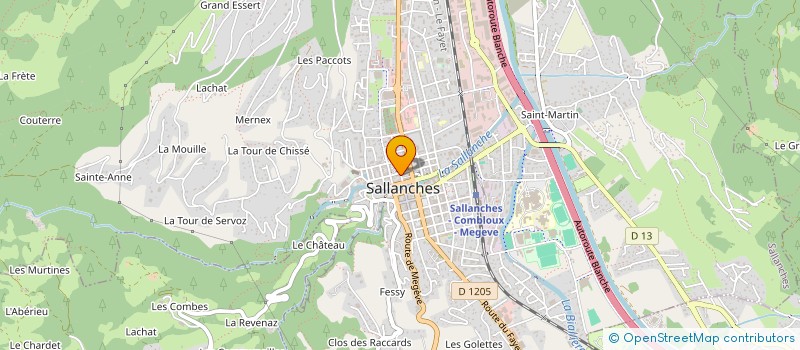 localisation de l'entreprise MONSIEUR EMMANUEL BES DE BERC à SALLANCHES