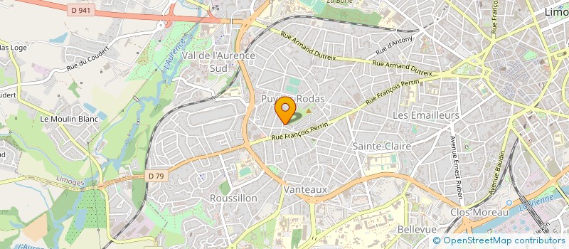 localisation de l'entreprise MONSIEUR EMMANUEL BEUCHER à LIMOGES