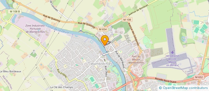 localisation de l'entreprise MONSIEUR EMMANUEL BEYNE  WAMBRECHIES