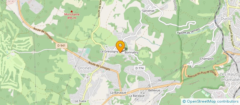 localisation de l'entreprise MONSIEUR EMMANUEL BEZARD à ORCINES