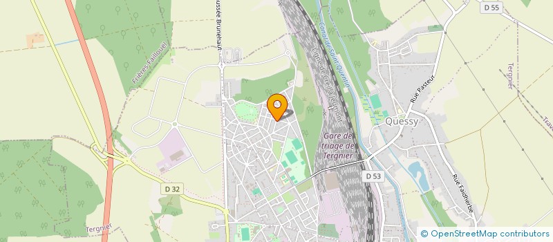 localisation de l'entreprise MONSIEUR EMMANUEL BIASSOU  TERGNIER