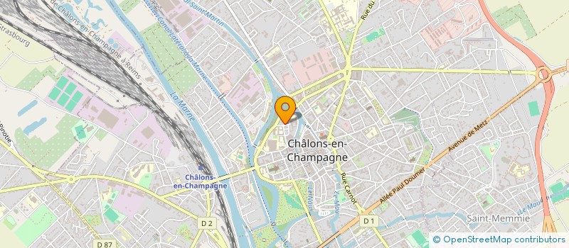 localisation de l'entreprise MONSIEUR EMMANUEL BIENVENU  CHALONS-EN-CHAMPAGNE