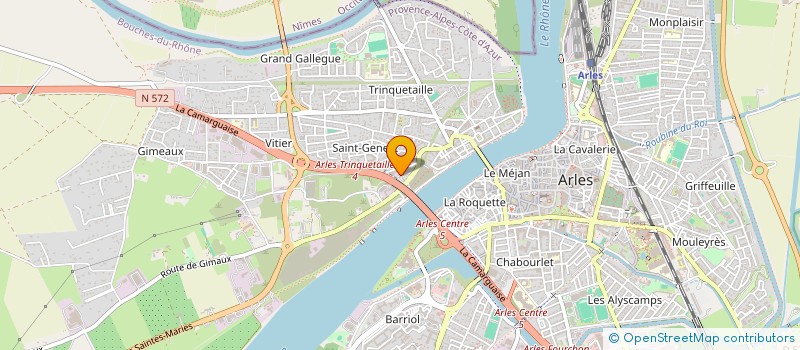 localisation de l'entreprise MONSIEUR EMMANUEL BIHAN  ARLES