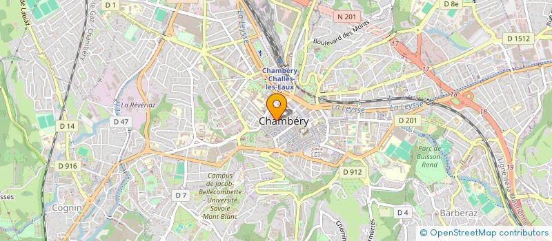 localisation de l'entreprise MONSIEUR EMMANUEL BILLAMBOZ à CHAMBERY