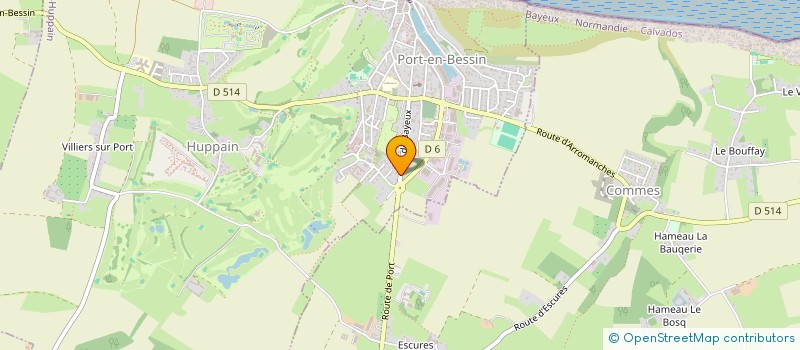 localisation de l'entreprise MONSIEUR EMMANUEL BION  PORT-EN-BESSIN-HUPPAIN