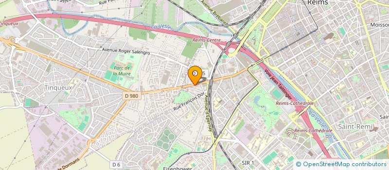 localisation de l'entreprise MONSIEUR EMMANUEL BISSE SOWE  REIMS