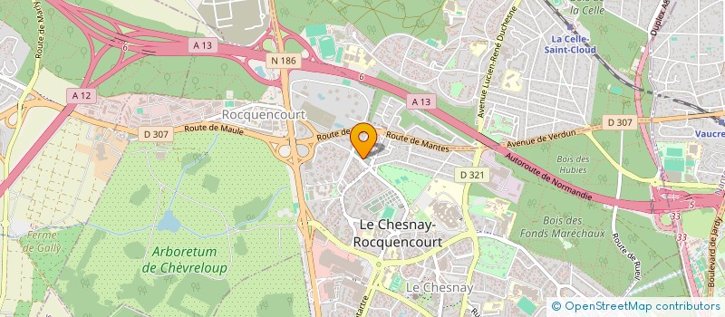 localisation de l'entreprise MONSIEUR EMMANUEL BISTON à LE CHESNAY-ROCQUENCOURT